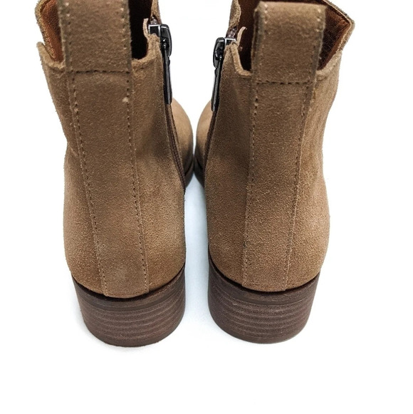 Lucky Brand Prenma Suede Tan Ankle Bootie size 6 - Picture 2 of 7